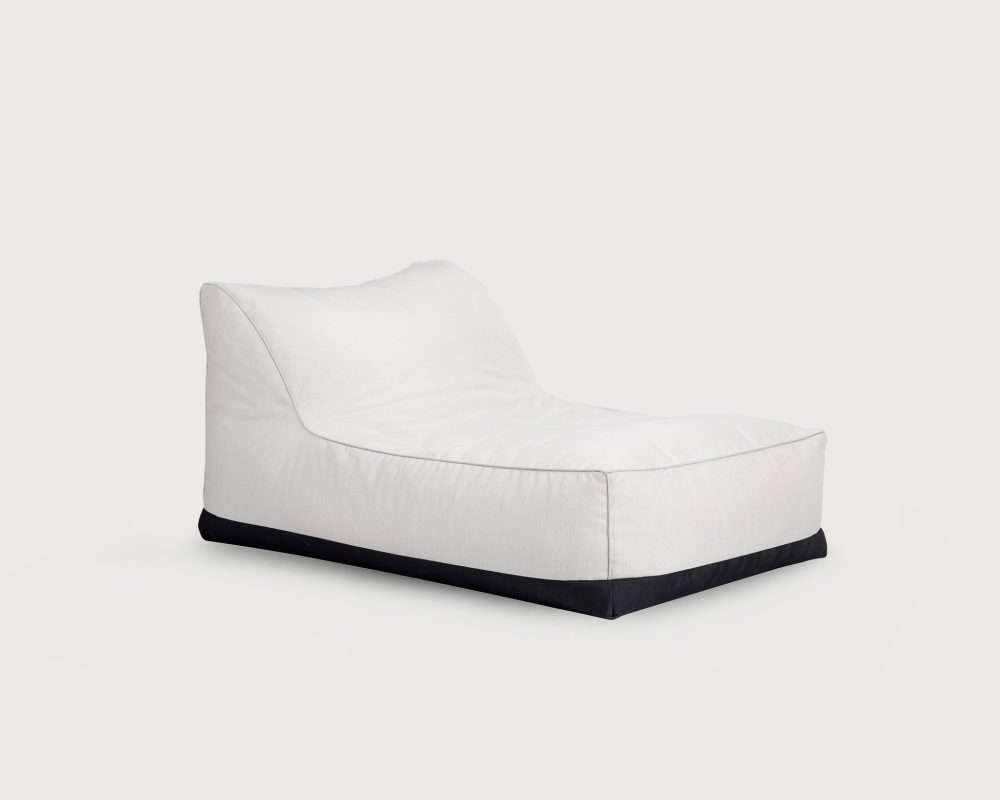 Norr11- Storm Lounge Chair-Linen Chalk-Small-Savannah Bay Gallery Outdoor