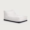 Norr11- Storm Lounge Chair-Linen Chalk-Small-Savannah Bay Gallery Outdoor