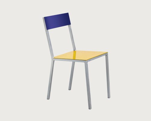 Chaise d'exterieur Alu Chair Blue Yellow - Bleu Curry Muller Van Severen Savannah Bay Gallery Outdoor