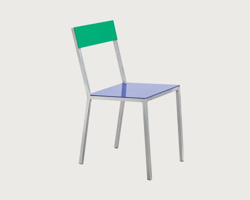 Chaise d'exterieur Alu Chair Darkblue Green - Bleu Vert - Muller Van Severen Savannah Bay Gallery Outdoor