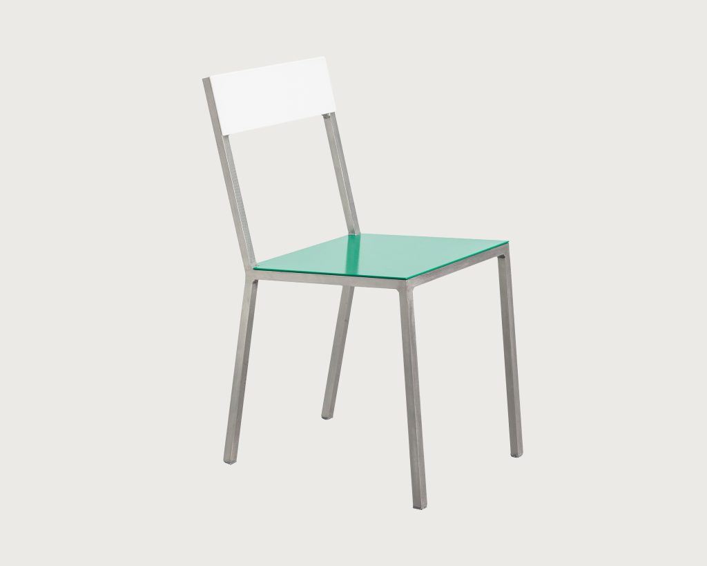 Chaise d'exterieur Alu Chair Green White - Vert Blanc - Muller Van Severen Savannah Bay Gallery Outdoor