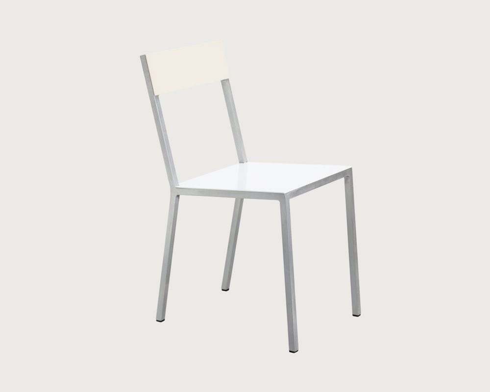 Chaise d'exterieur Alu Chair White Ivory - Blanc Ivoire - Muller Van Severen Savannah Bay Gallery Outdoor