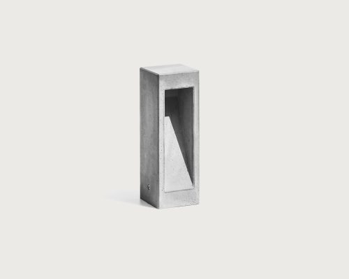 Savannah Bay Gallery-Luminaires-Exterieur-Cube-Medium-Beton-Bentu Design-1