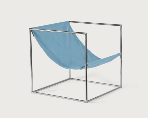 Muller Van Severen-Solo Seat Garden Blue Chair-Savannah Bay Gallery Outdoor