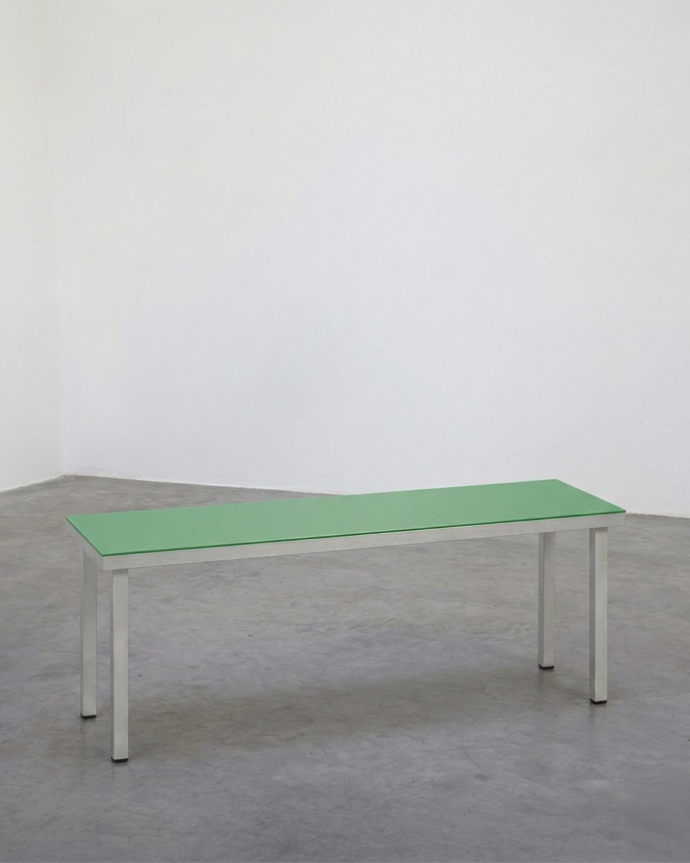 Outdoor Alu Bench Green by Muller Van Severen Savannah Bay Gallery Outdoor