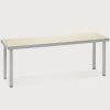 Outdoor Alu Bench Ivory by Muller Van Severen Savannah Bay Gallery Outdoor