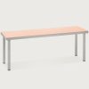 Outdoor Alu Bench Pink by Muller Van Severen Savannah Bay Gallery Outdoor