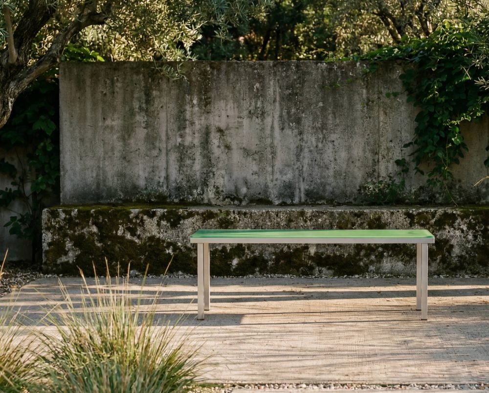 Garden Alu Bench by Muller Van Severen at Savannah Bay Gallery Outdoor