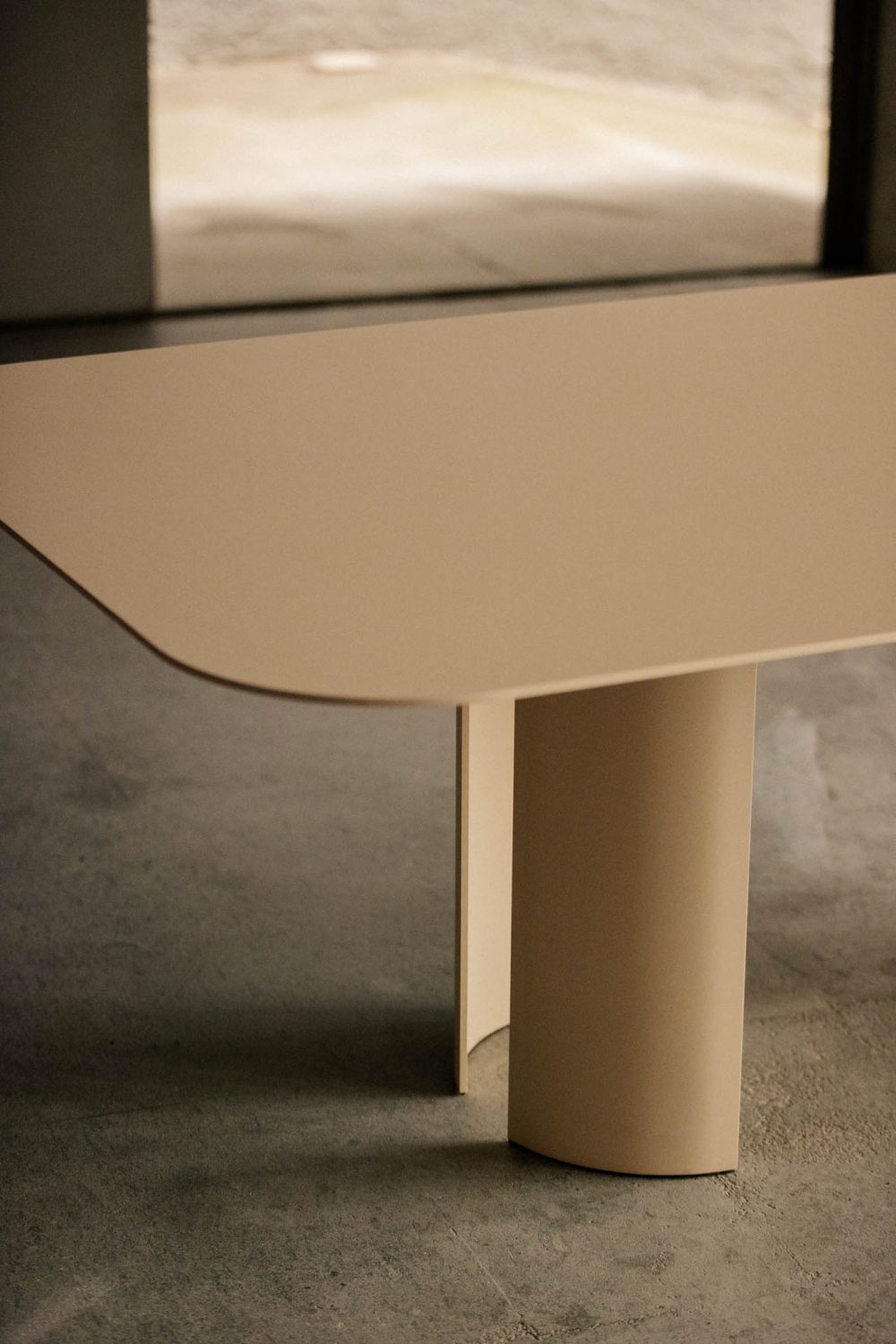 India L Beige Table and Ripa Chairs by RIPA At Savannah Bay Gallery 3