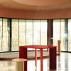 India S Outdoor Table Red Fire by Marco Ripa at Savannah Bay Gallery Outdoor