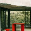 India S Outdoor Table Red Fire by Marco Ripa at Savannah Bay Gallery Outdoor