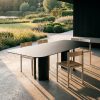 India L Black Table and Ripa Chairs by RIPA At Savannah Bay Gallery
