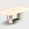 India Outdoor Dining Table L Beige by RIPA Savannah Bay Gallery Outdoor