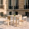 India S Beige Table and Pond Chairs by RIPA At Savannah Bay Gallery