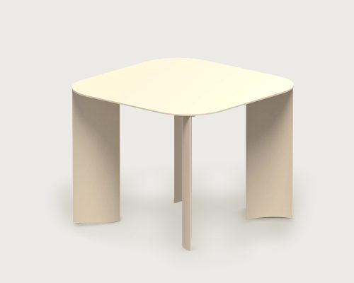 India S Outdoor Table Beige Butter by Marco Ripa at Savannah Bay Gallery Outdoor