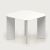 India S Outdoor Table White Paper by Marco Ripa at Savannah Bay Gallery Outdoor