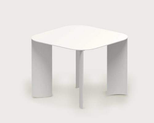India S Outdoor Table White Paper by Marco Ripa at Savannah Bay Gallery Outdoor