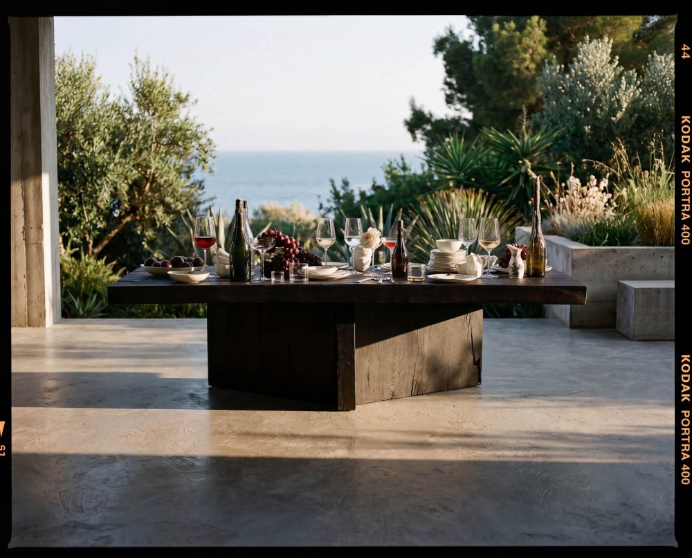Outdoor Dining Table Acros by Carmworks at Savannah Bay Gallery Outdoor