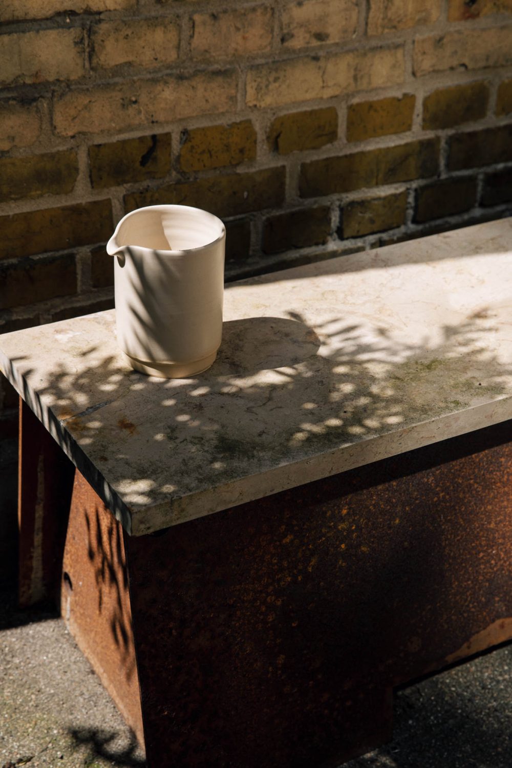 Corten Outdoor Bench 64 by Frama at Savannah Bay Gallery Outdoor-12