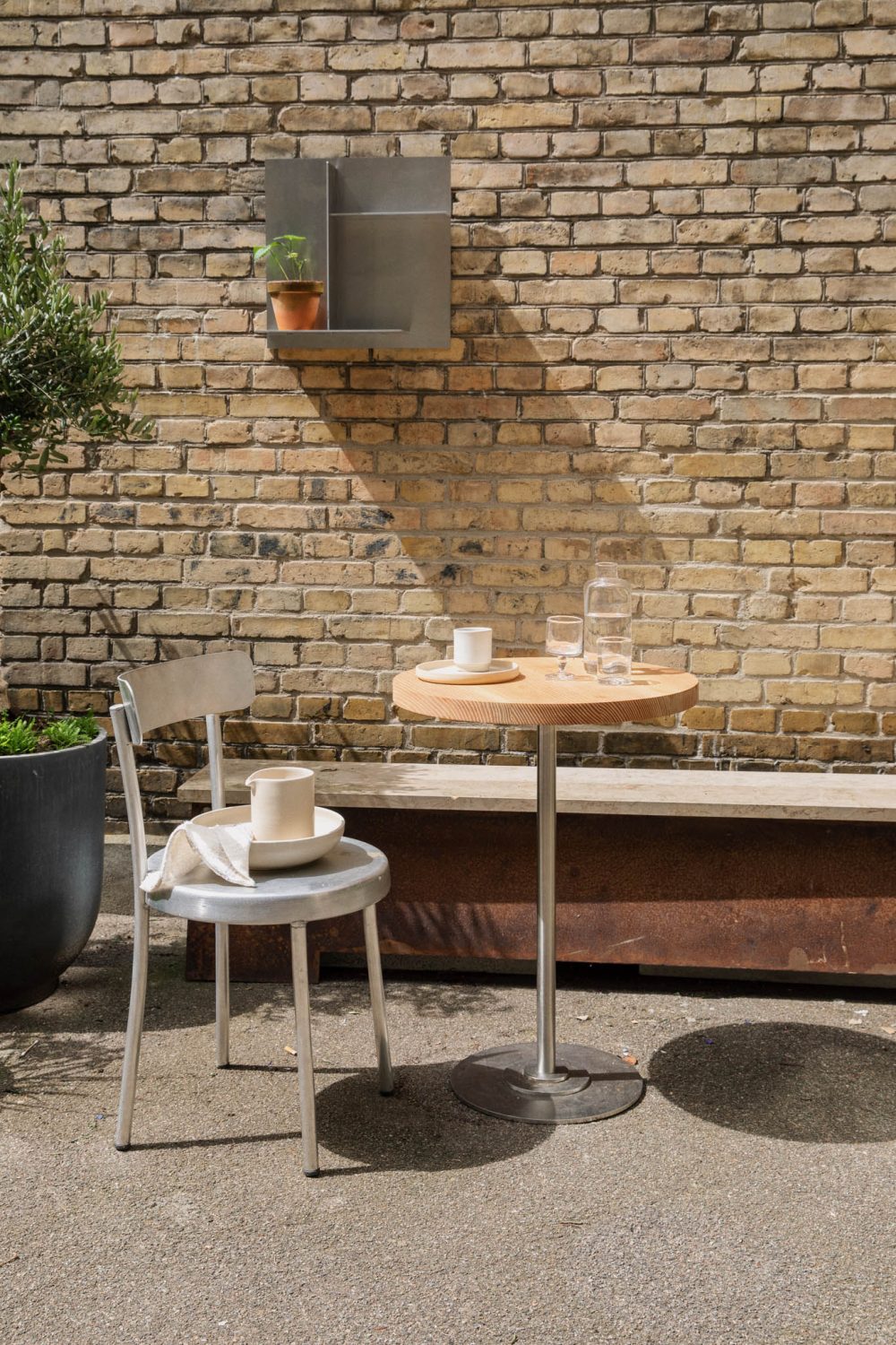 Corten Outdoor Bench 64 by Frama at Savannah Bay Gallery Outdoor-12