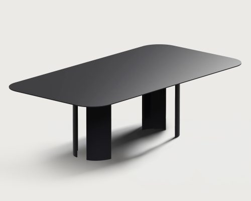 India Outdoor Dining Table L Black by RIPA Savannah Bay Gallery Outdoor