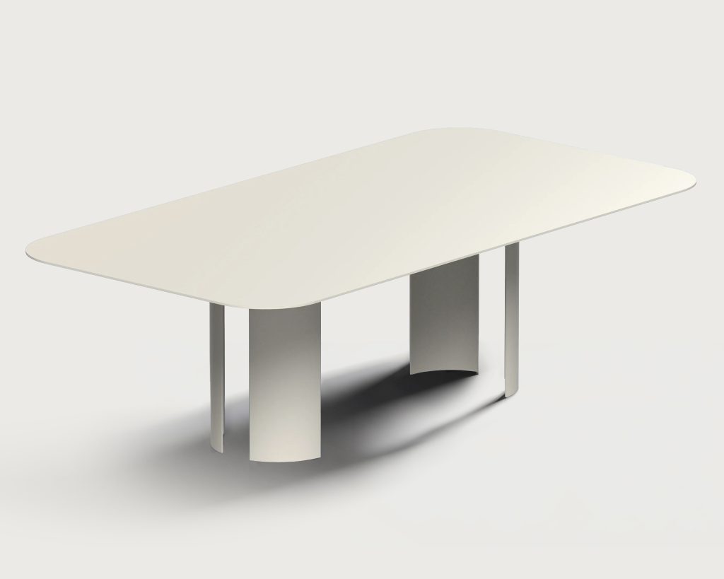 India Outdoor Dining Table L Grey by RIPA Savannah Bay Gallery Outdoor